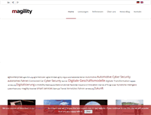 Tablet Screenshot of magility.com